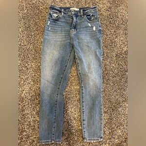 Abercrombie The Super Skinny Ankle high rise Curve Love